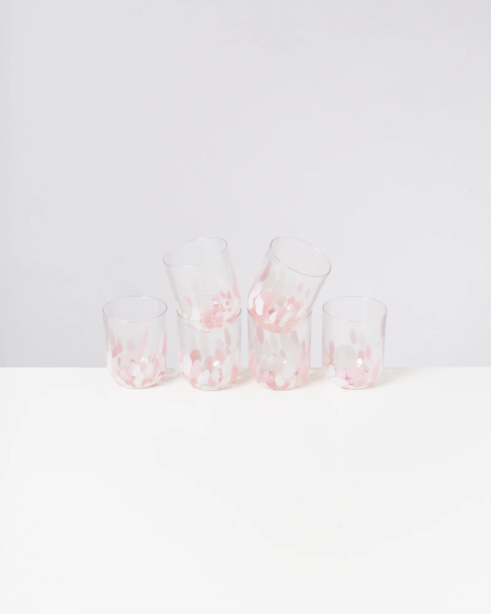 Alegria Glas groß rosé weiß - Image 4