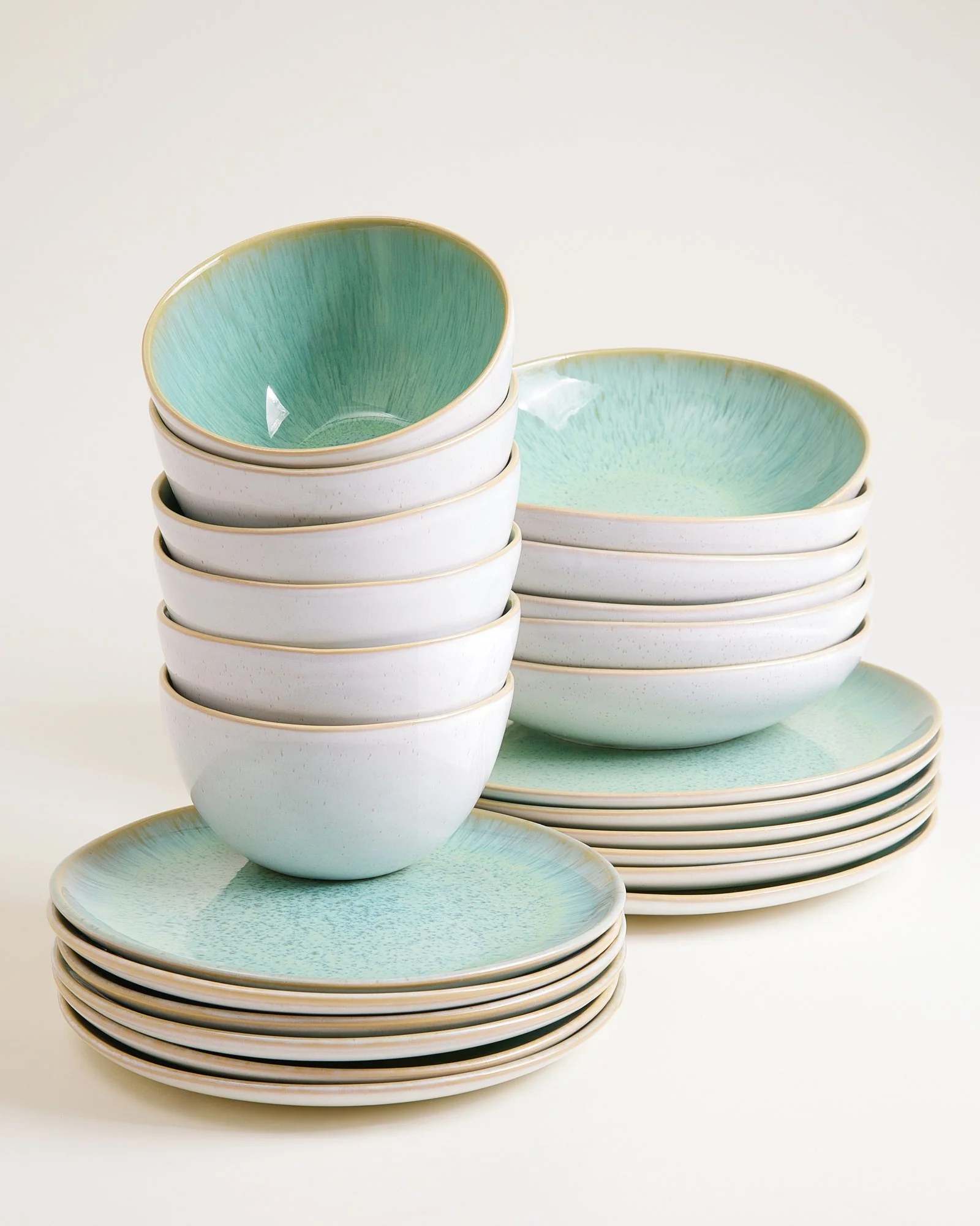 Areia Geschirr-Set mint 24-teilig
