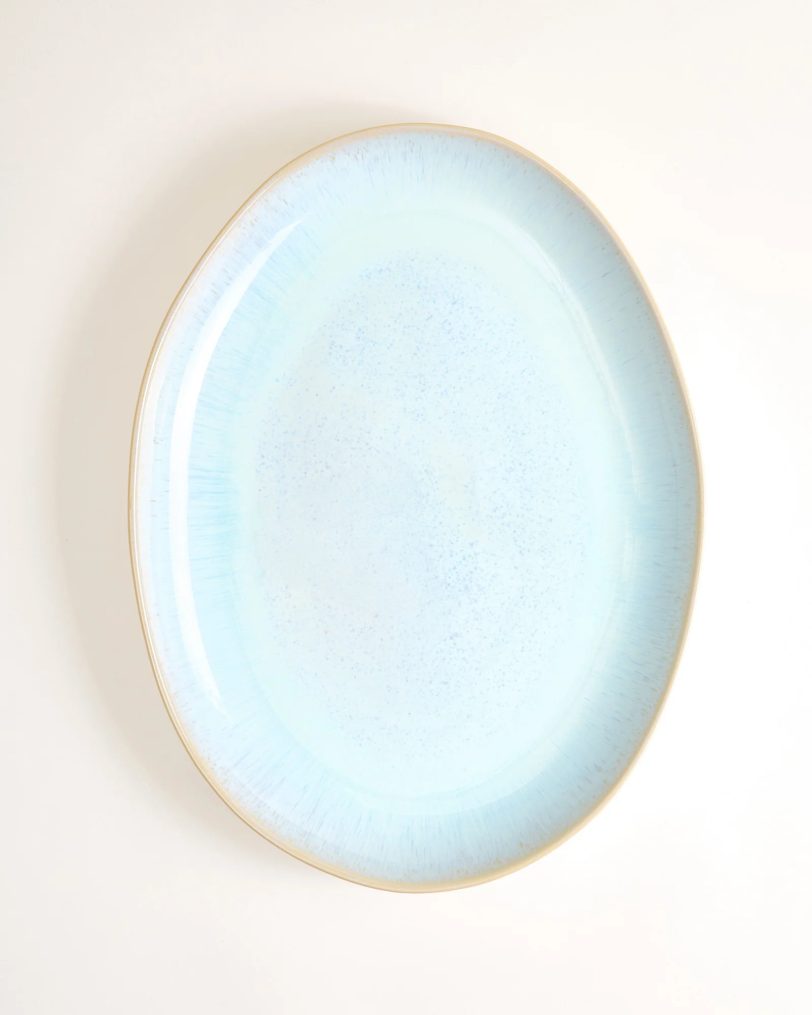 Areia Servierplatte XL oval azur