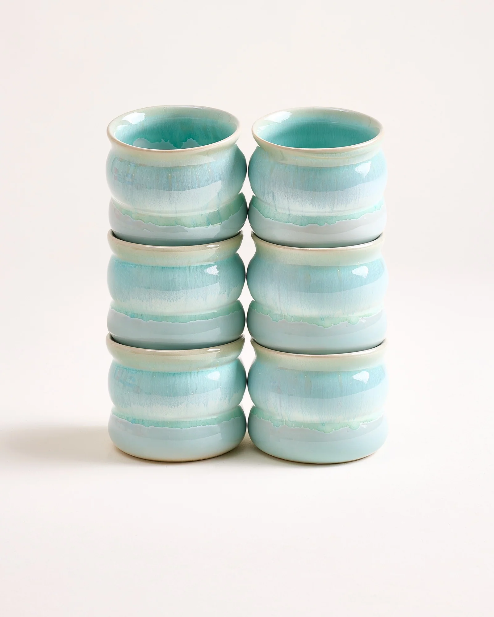 Bica Becher klein bubble mint 6er-Set