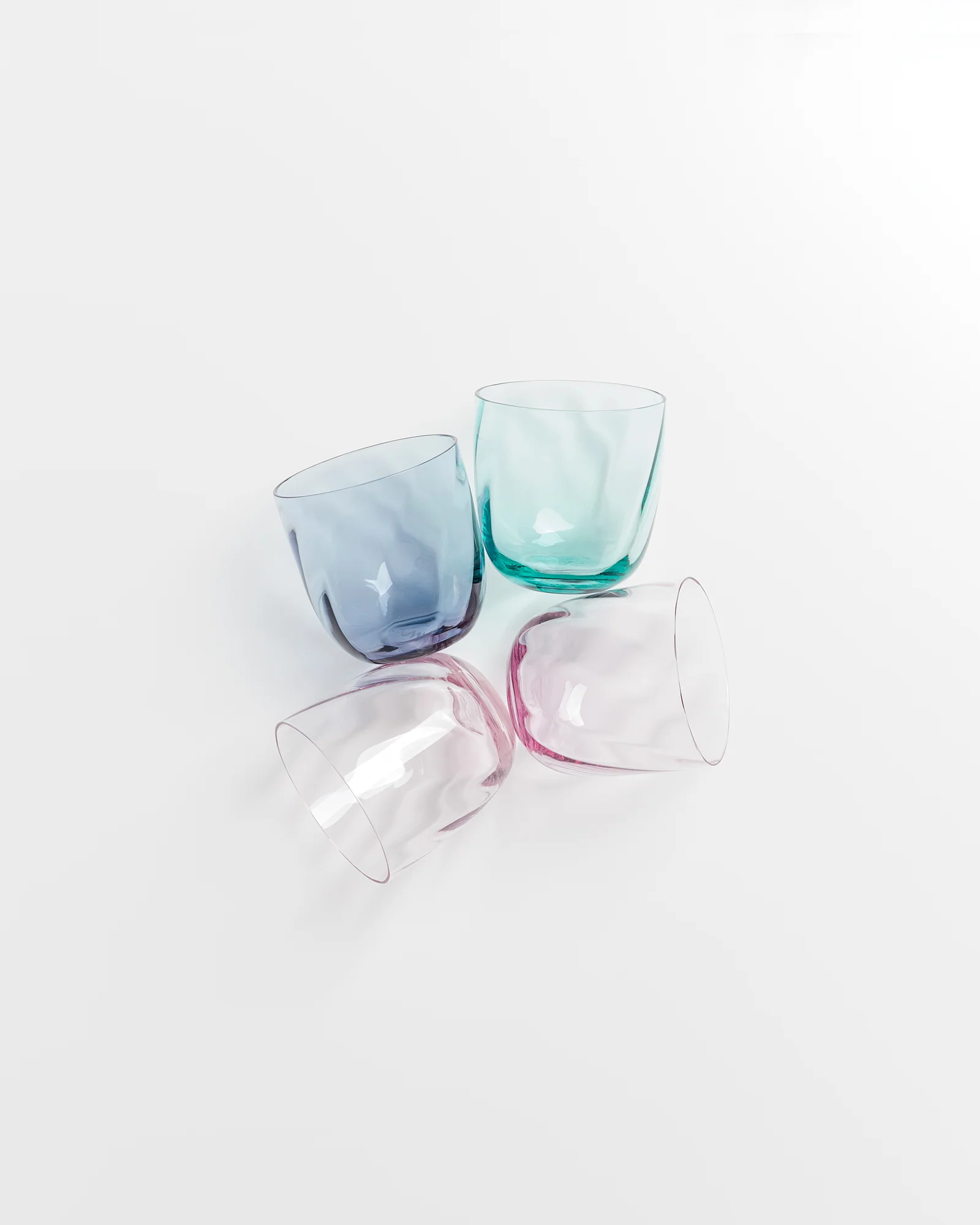 Calma Glas klein swirl mix 4er-Set - Image 2