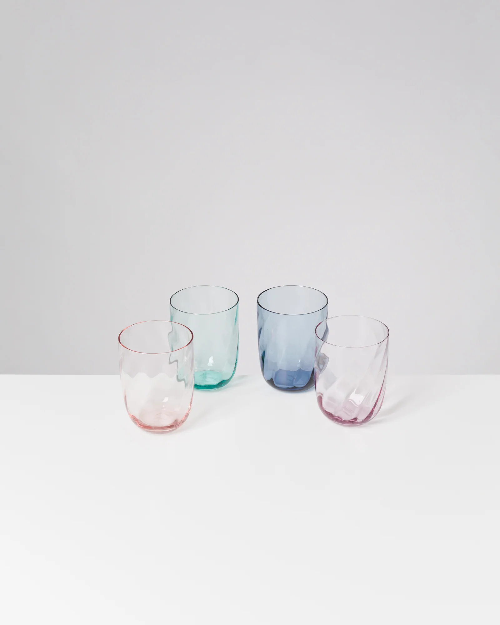 Calma Glas groß swirl rosé - Image 3