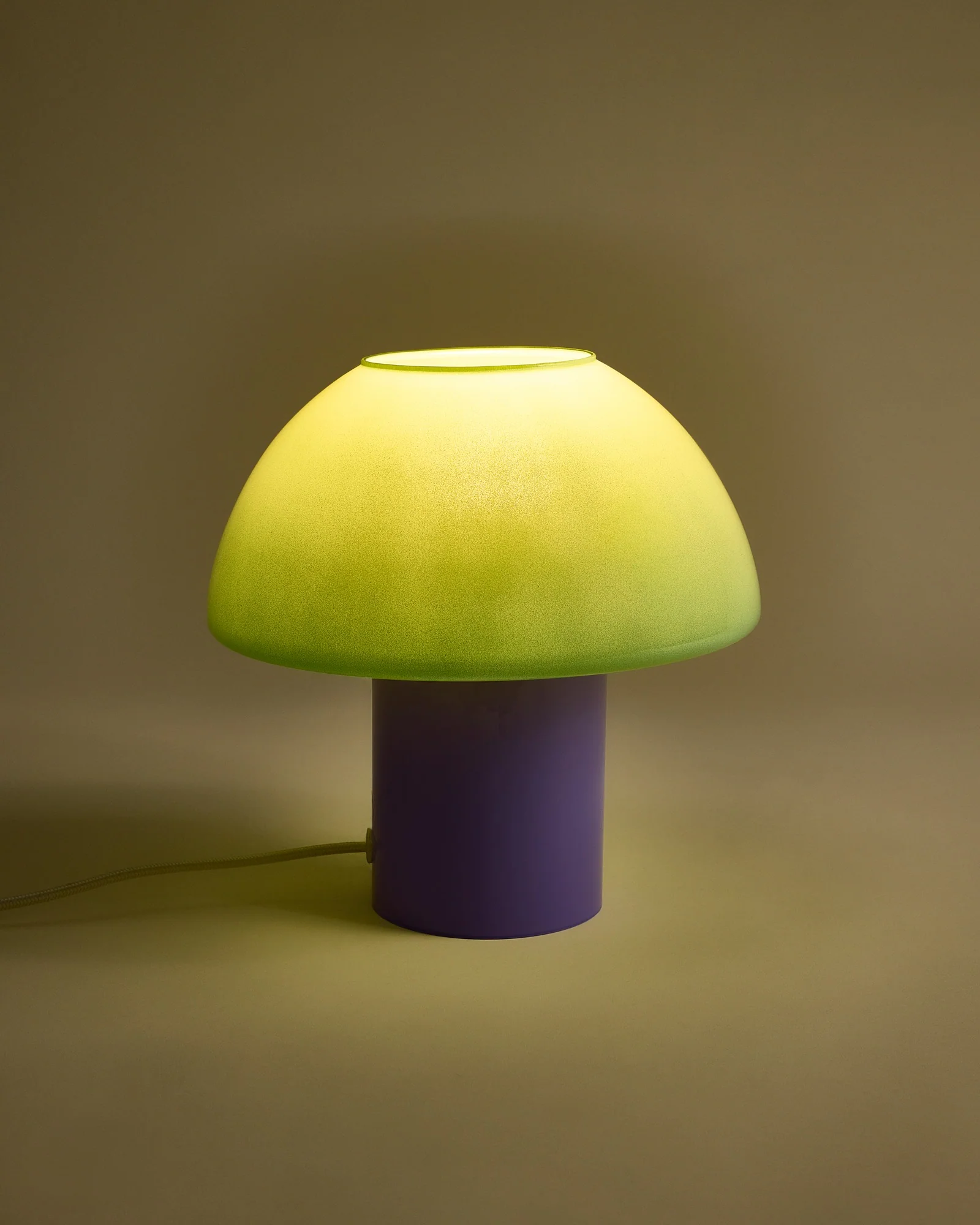 Cogumelo Glaslampe mint lila - Image 3