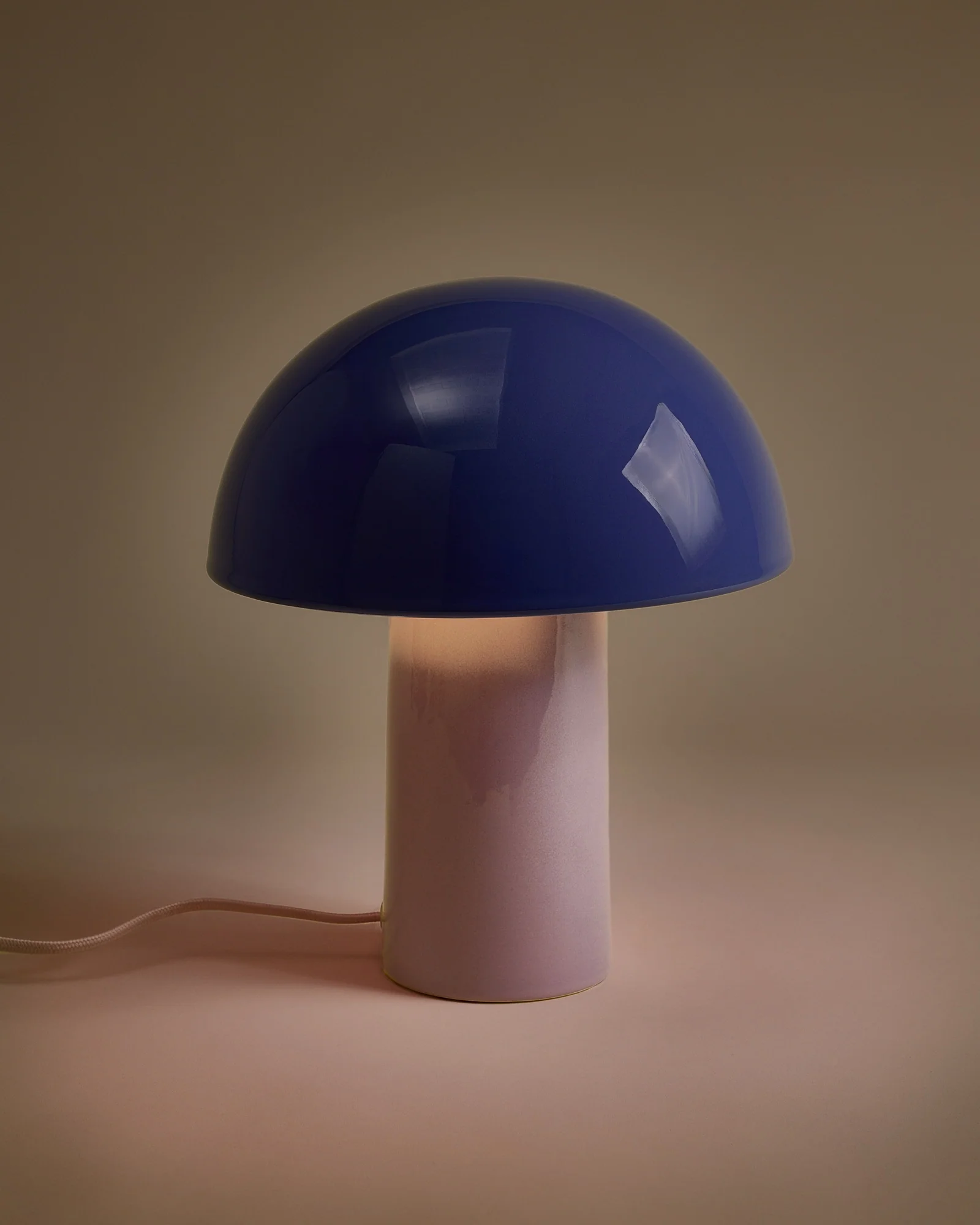 Cogumelo Keramiklampe cornflower lila - Image 3