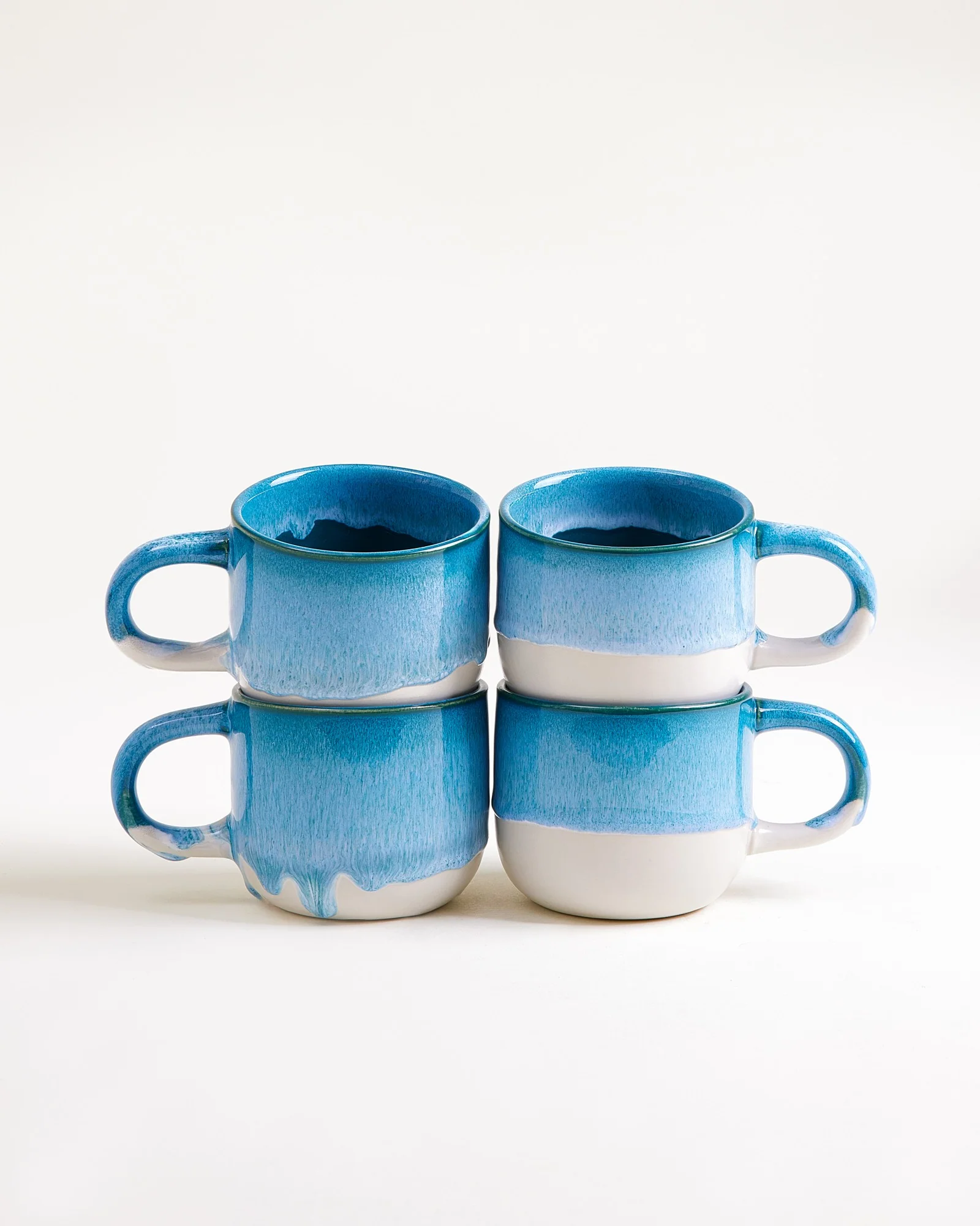 Coimbra Tasse klein türkis 4er-Set