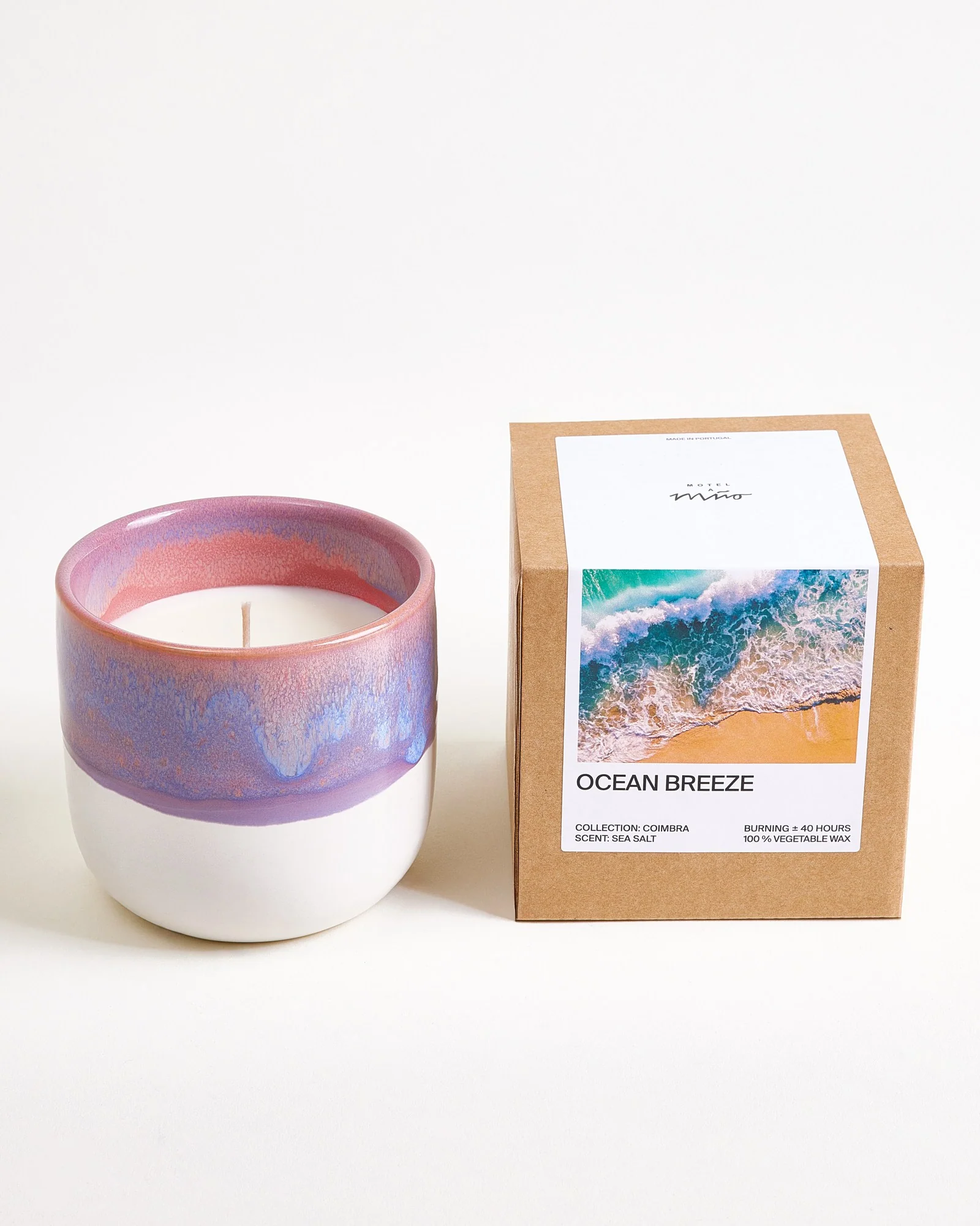 Coimbra Duftkerze Ocean Breeze lila