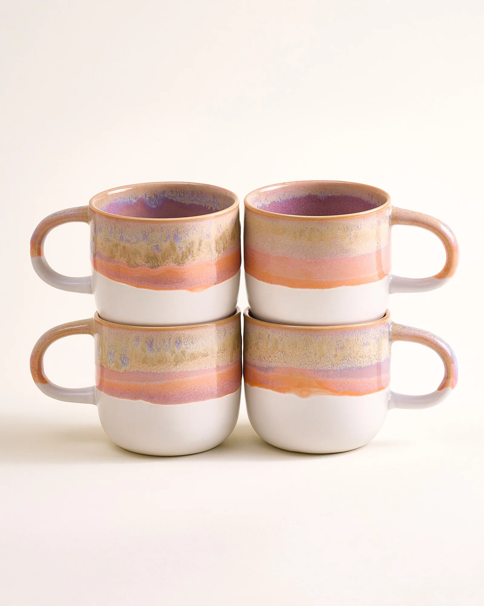 Coimbra Tasse groß lila orange - Image 5