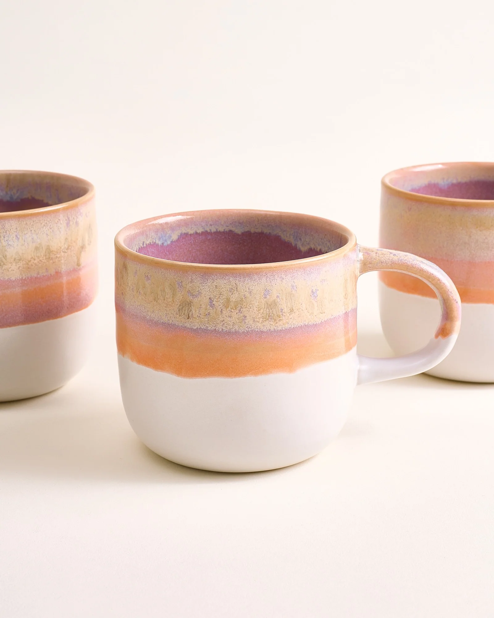 Coimbra Tasse groß lila orange 6er-Set - Image 2