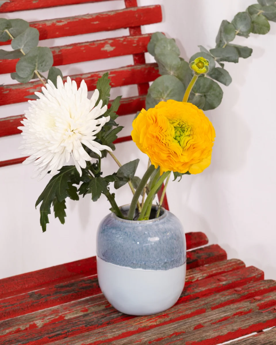 Coimbra Vase M graublau blau - Image 5