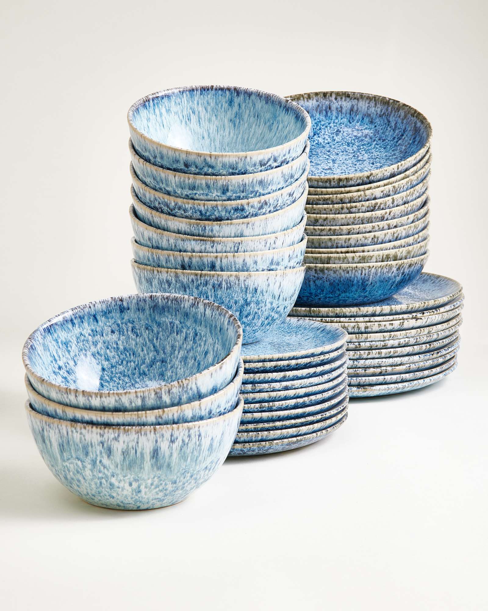 Cordoama Geschirr-Set classic blau 40-teilig