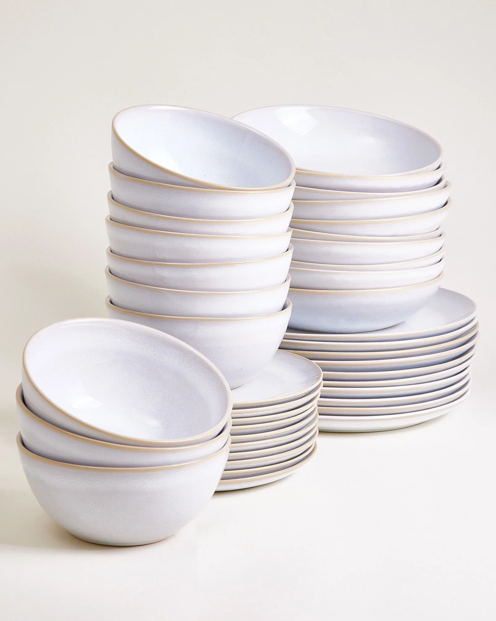 Cordoama Geschirr-Set classic weiß 40-teilig
