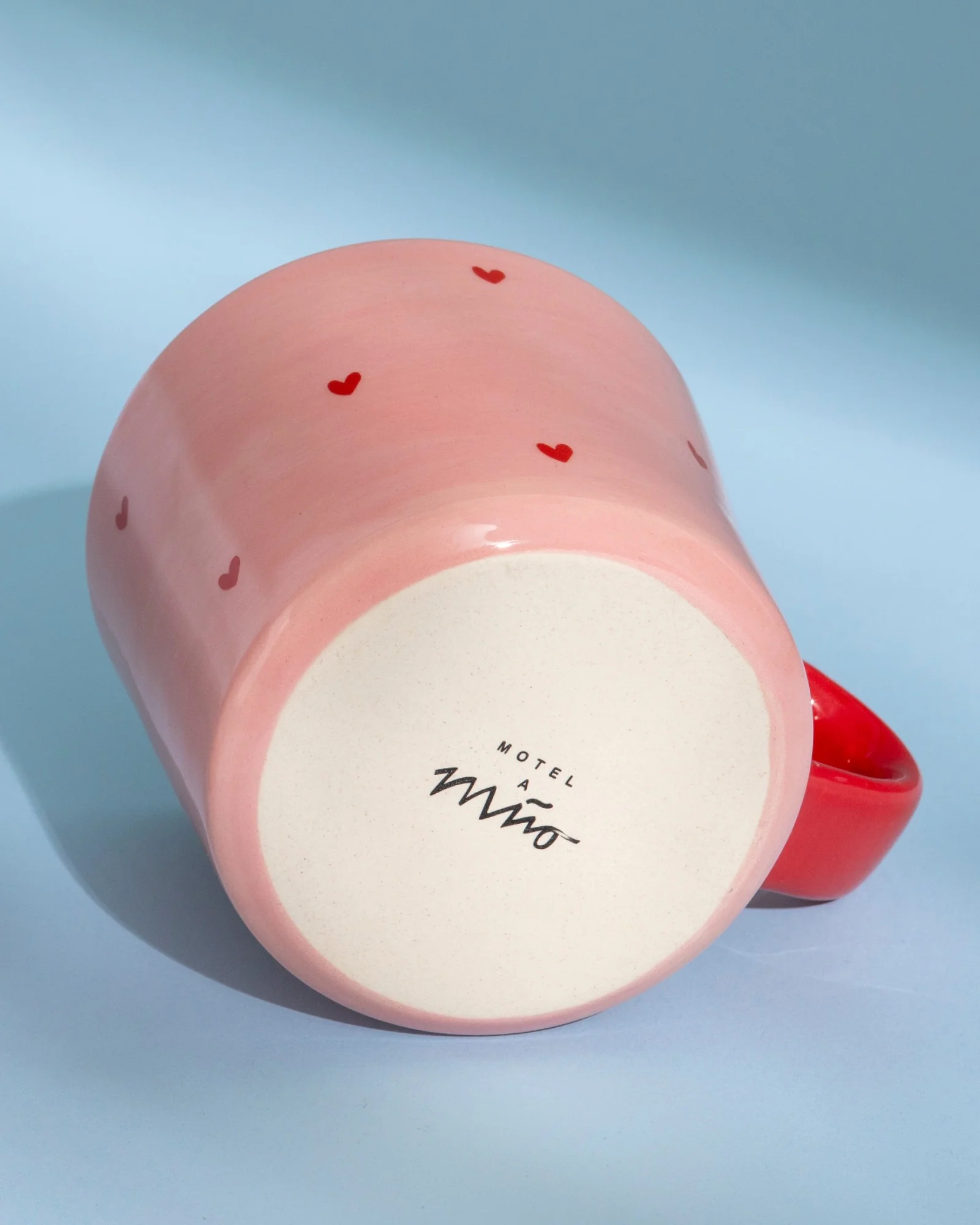 Lira Tasse groß Herzchen rosa rot - Image 5