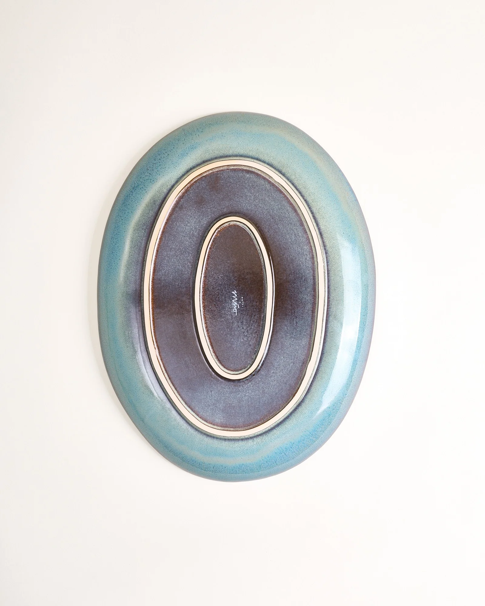 Madeira Servierplatte L oval grünblau - Image 3
