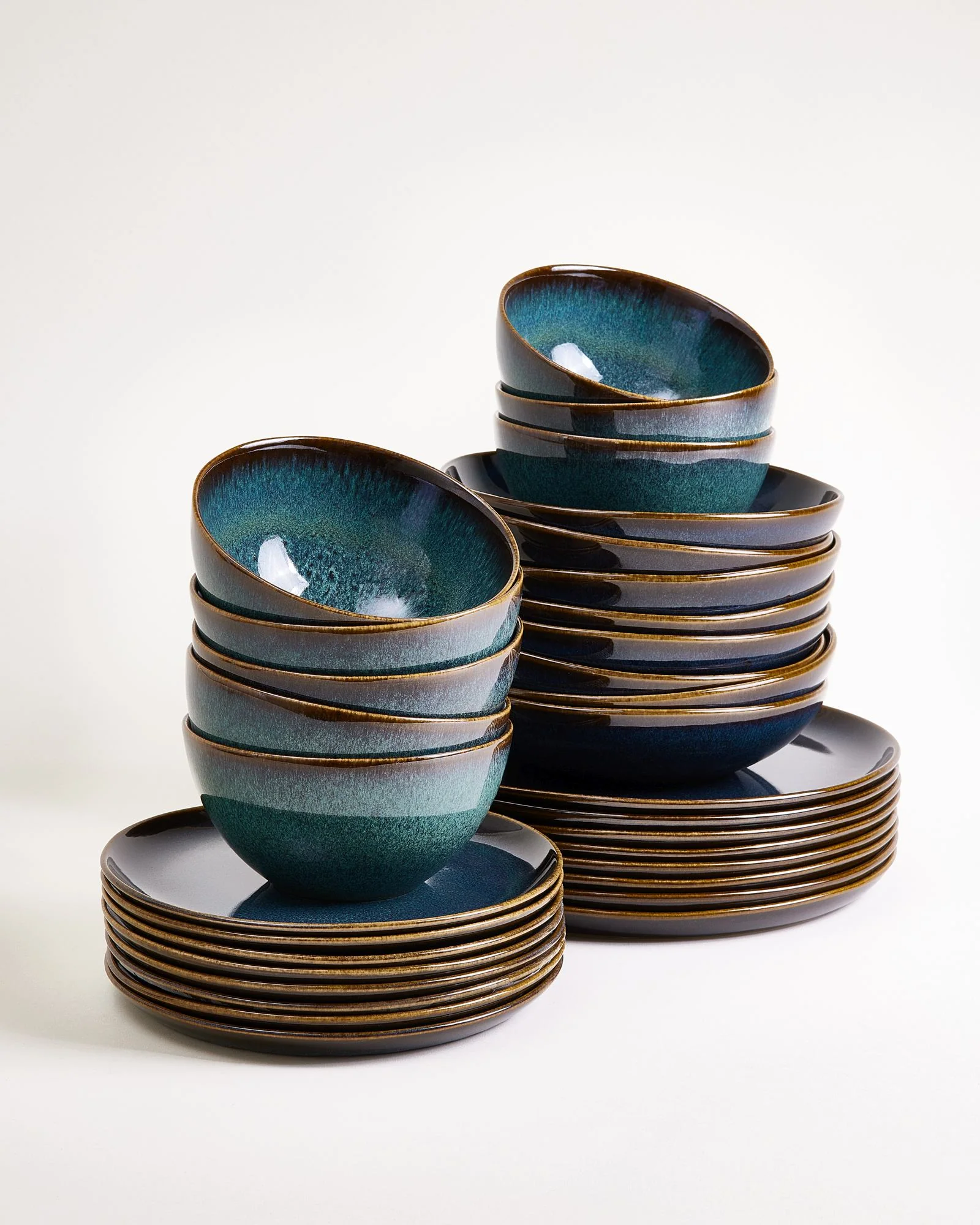 Melides Geschirr-Set oceanblue 32-teilig