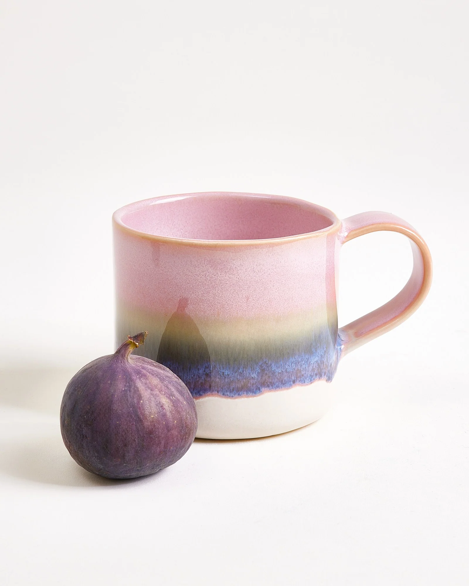 Nódoa Tasse groß dipped rosa grün - Image 4