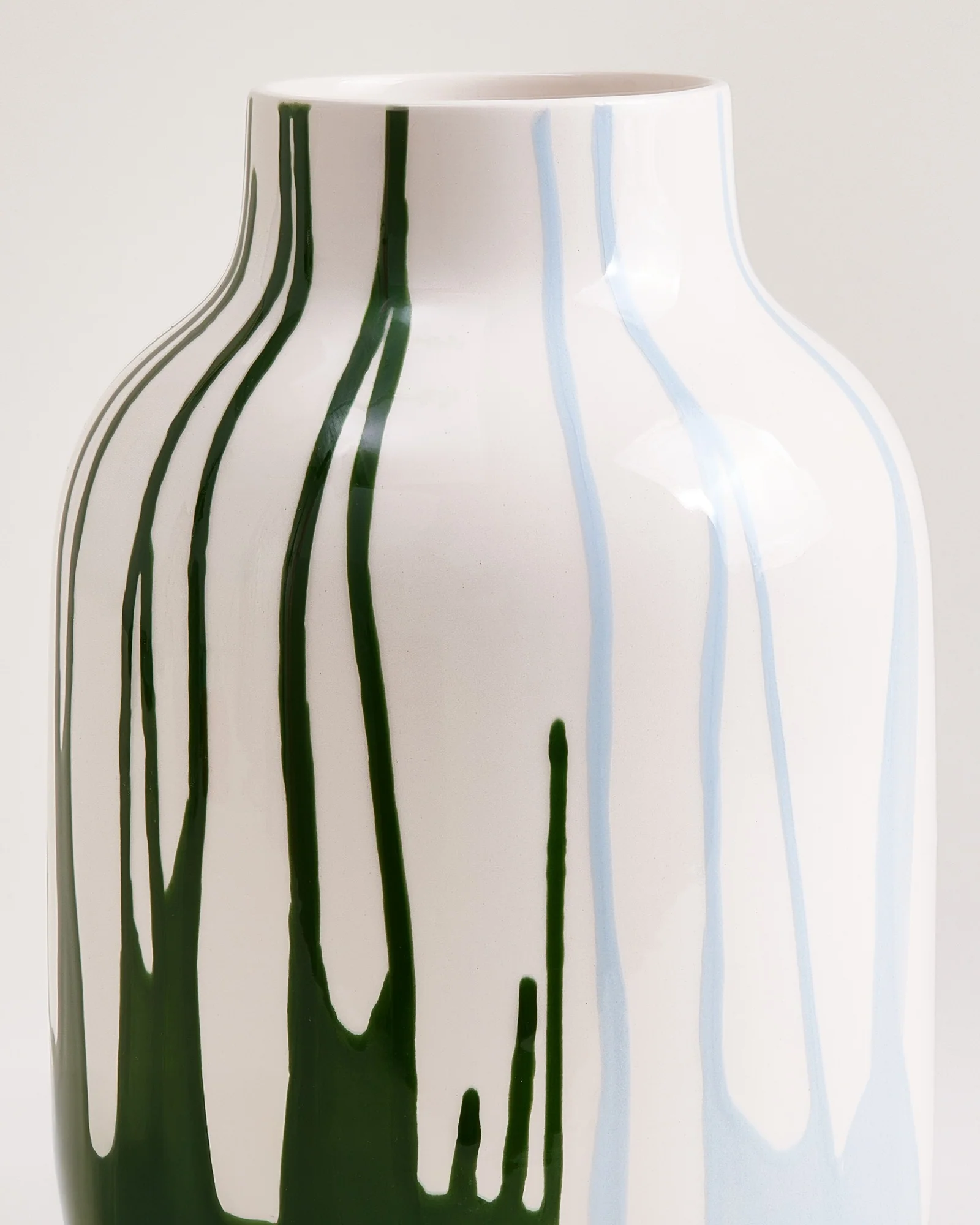 Nuno Vase L drip sand blau - Image 5