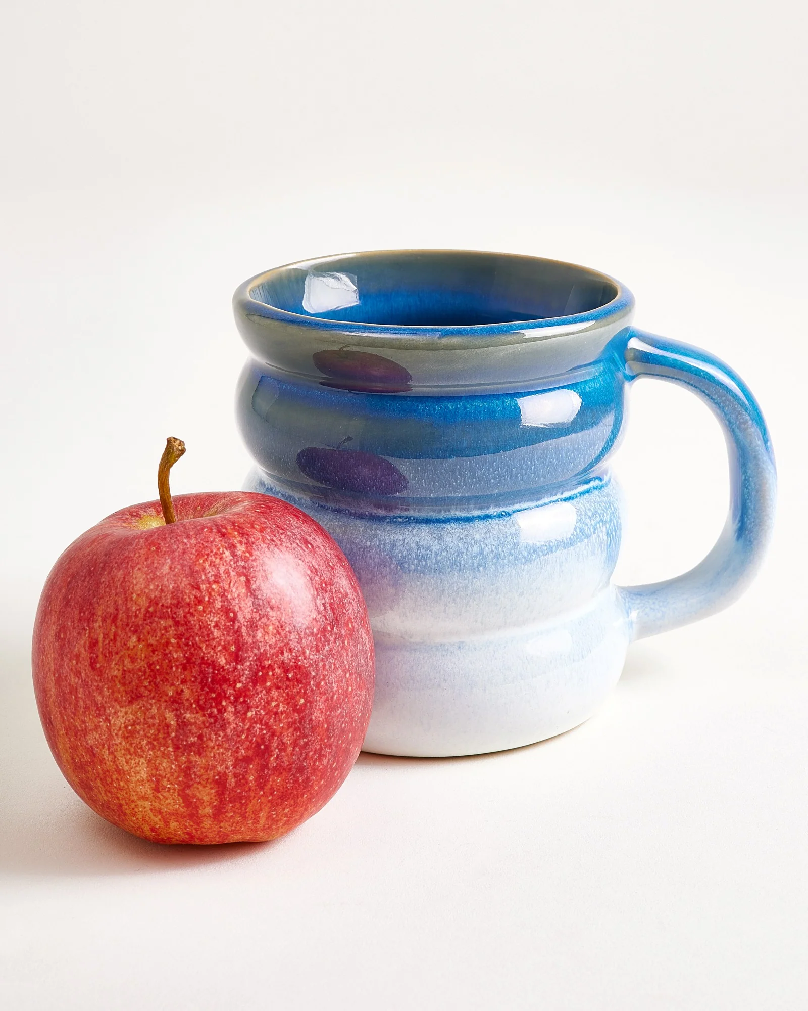 Ombra Tasse groß bubble dunkelblau hellblau 4er-Set - Image 3