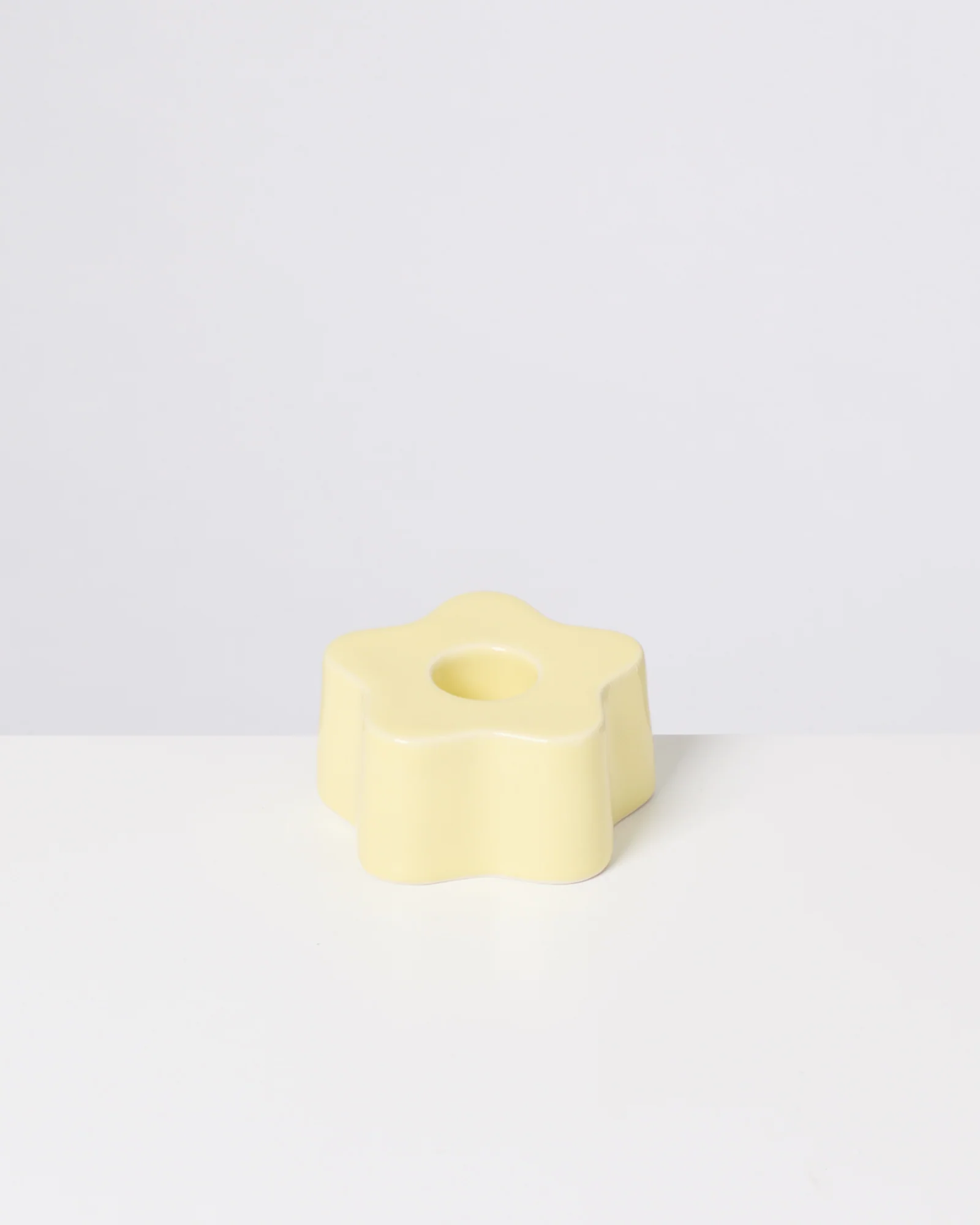 Seia Kerzenhalter flower gelb
