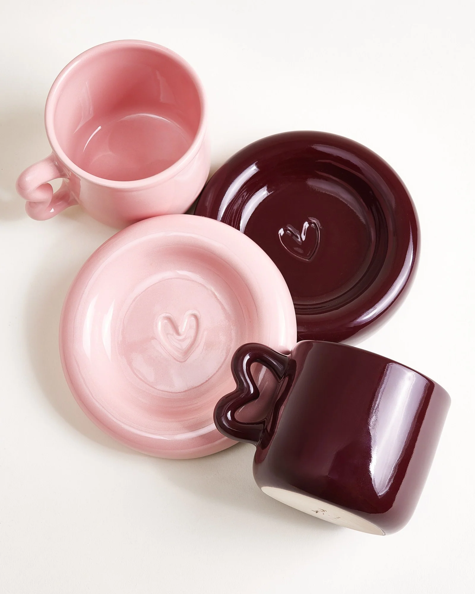 Seia Geschenk-Set Herz rosa burgund 5-teilig - Image 3