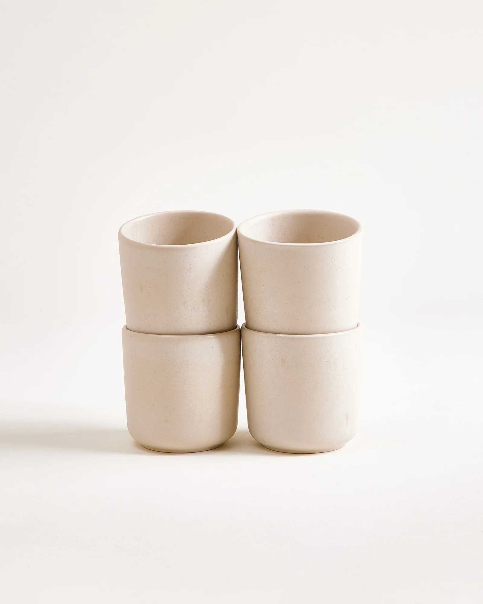 Sintra Becher klein sand 4er-Set